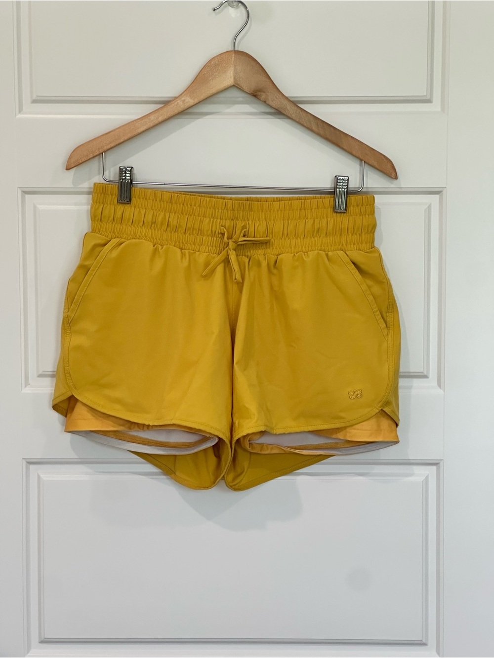 Albion Women’s Yellow Athletic Running Shorts